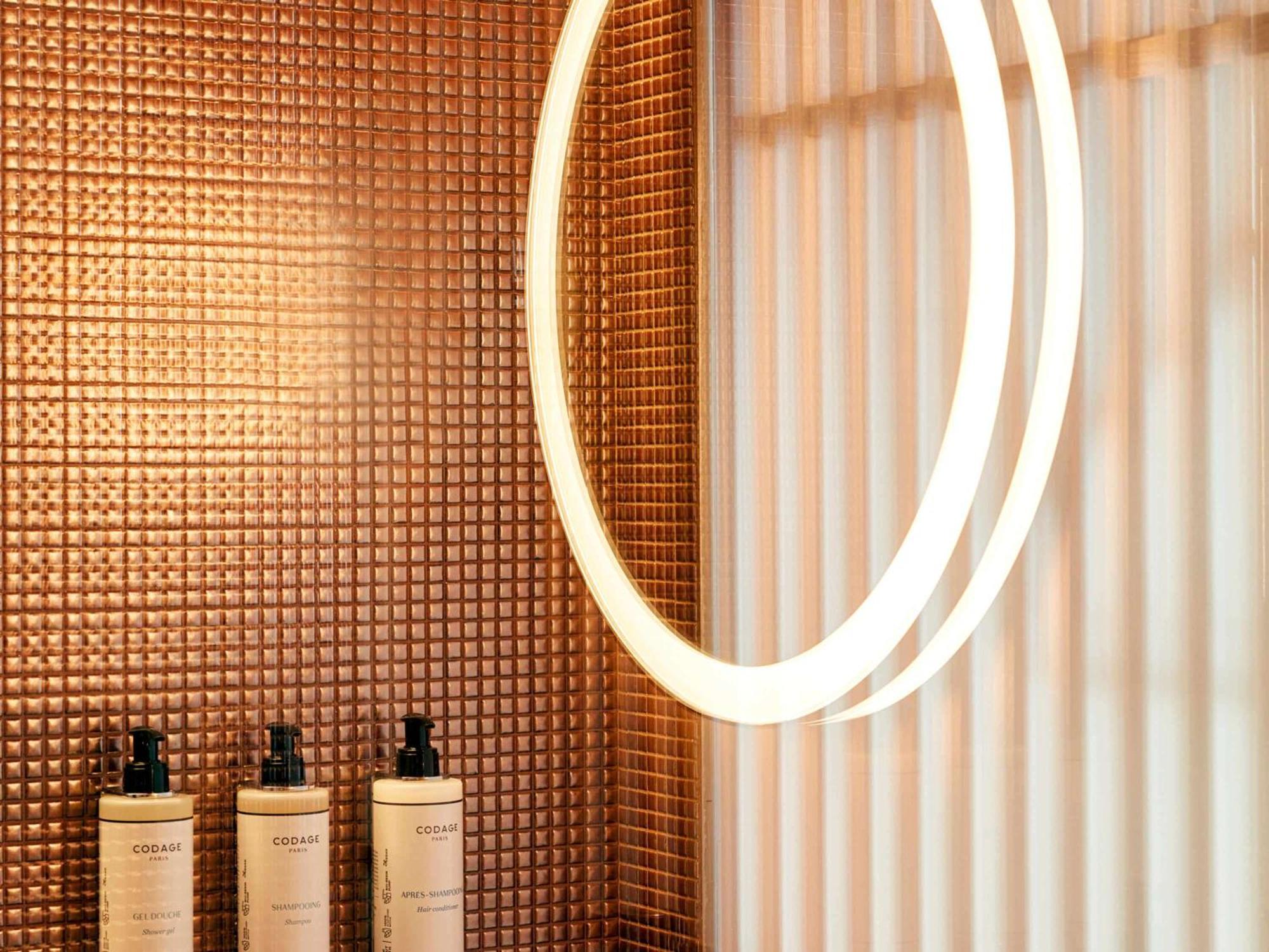 So/ Paris Hotel Exterior photo Copper mosaic tiles